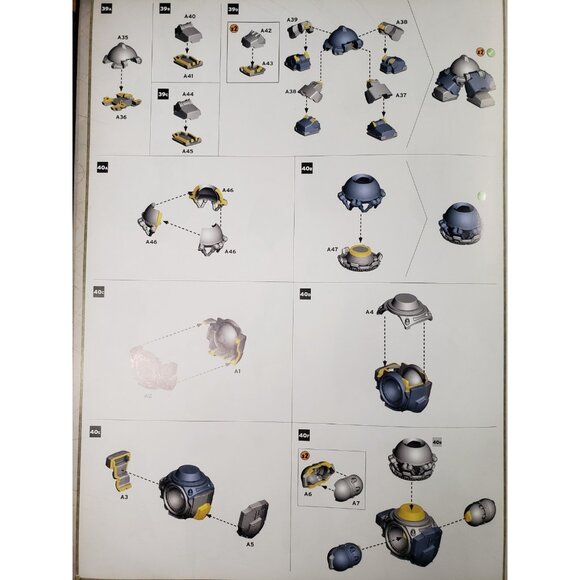 30K Space Marine Bits Saturnine Dreadnought Legs & Feet Set A01 - Picture 8 of 8